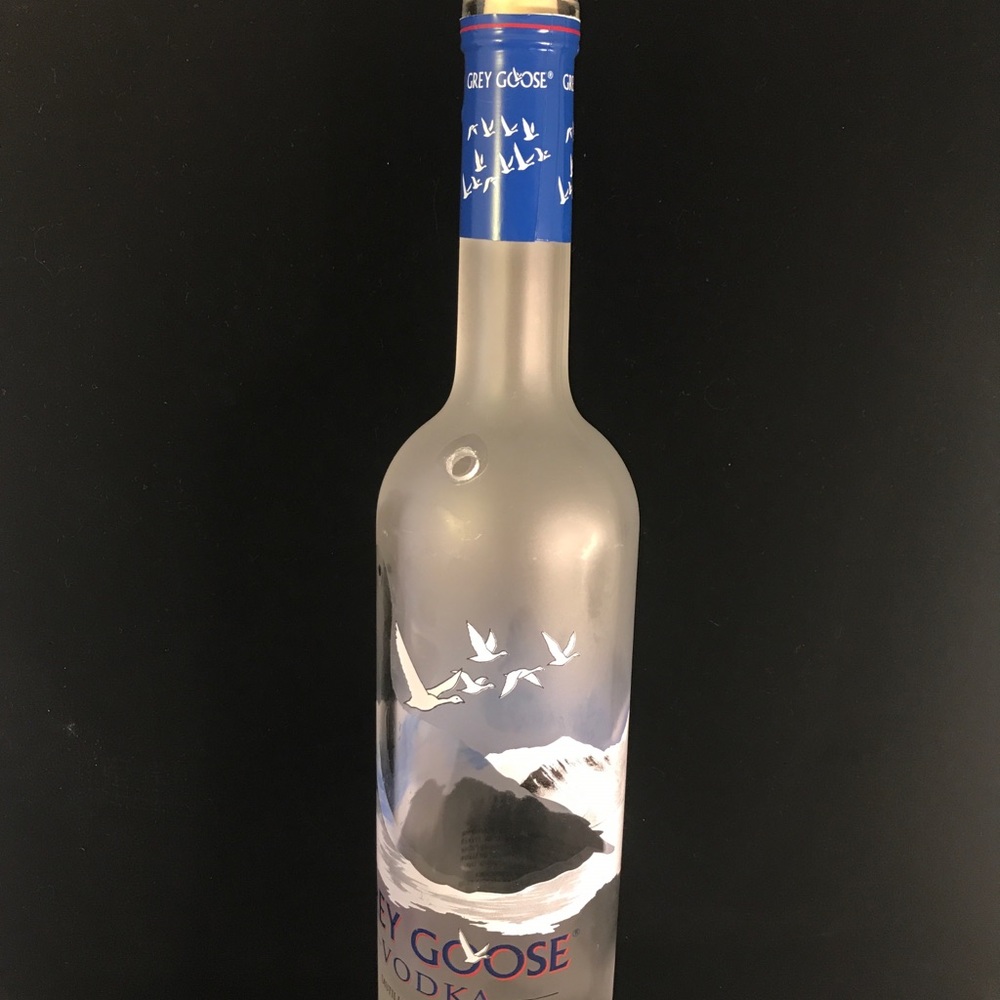 Incense Burner - Grey Goose Repurposed Bottle